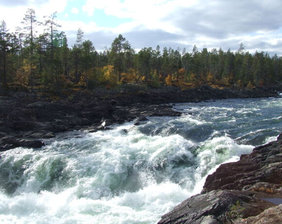 The Stora Sjöfallet nationalpark